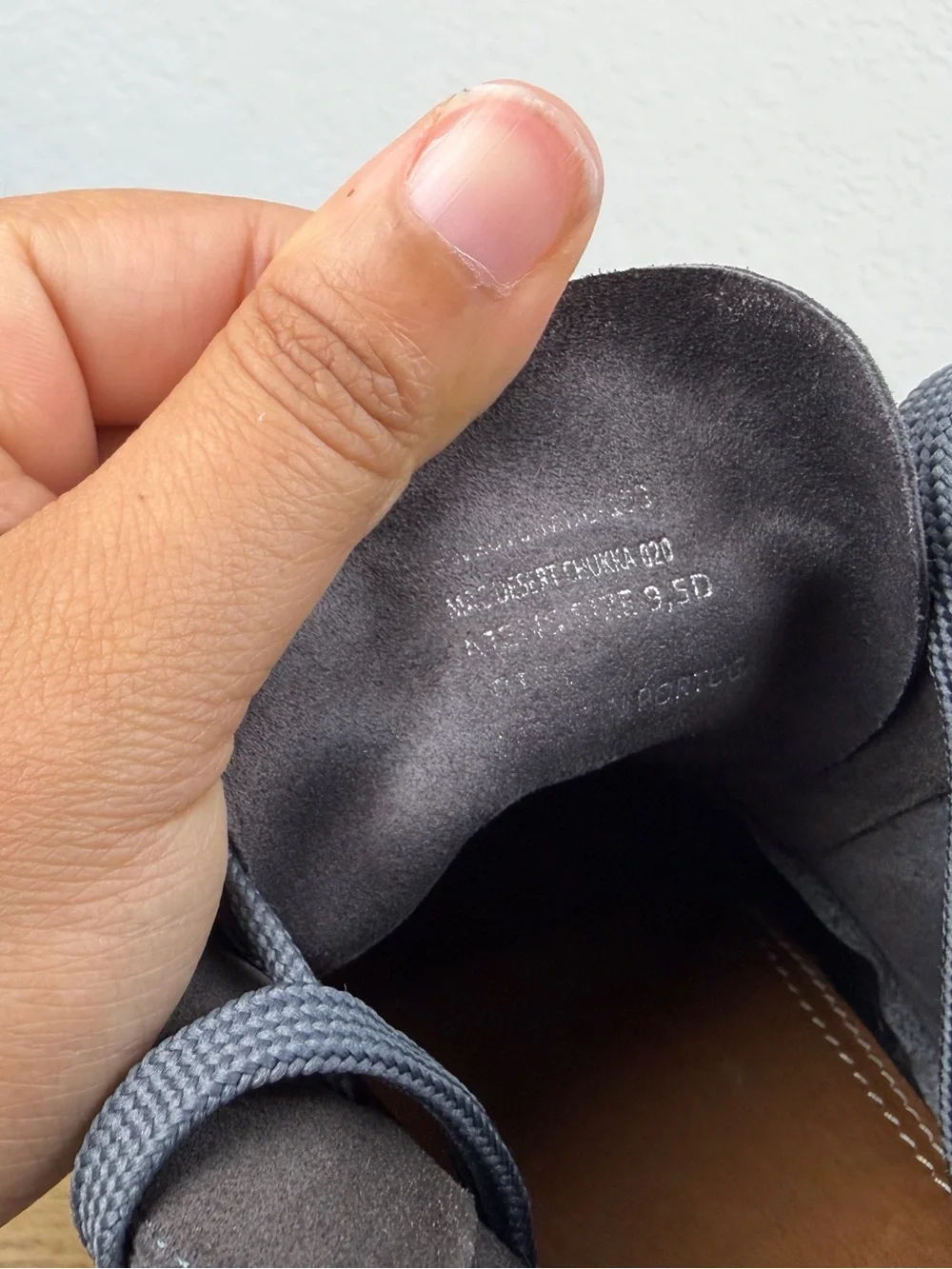 •JACK THREADS• Mens Chukka Boots Grey Size 9.5